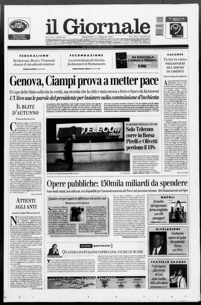 Il giornale : quotidiano del mattino